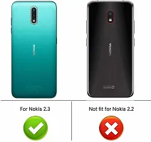 Caseline Back Cover For Nokia 2.3 Black Grip Case Silicon Pack Of 1-thumb1