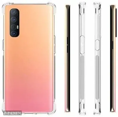 Caseline Back Cover for OPPO Reno4 Pro Transparent Grip Case Pack of 1