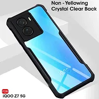 Caseline Back Cover for IQOO Z7 5G IQOO Z7 IP Black Grip Case Pack of 1-thumb2