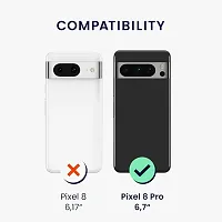 Caseline Back Cover for Google Pixel 8 Pro CND Black Grip Case Silicon Pack of 1-thumb1