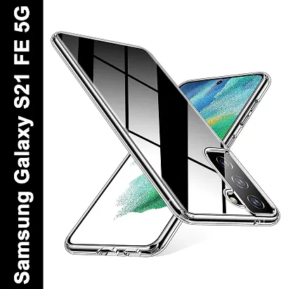 Caseline Back Cover for SAMSUNG GALAXY S21 FE 5G 5G SAMSUNG GALAXY S21 FE Transparent Silicon Pack of 1