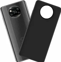 Caseline Back Cover For Poco X3 Black Grip Case Pack Of 1-thumb1