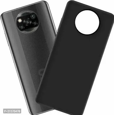 Caseline Back Cover For Poco X3 Black Grip Case Pack Of 1-thumb2