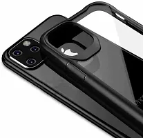 Caseline Back Cover For Iphone 11 Pro Max Black Shock Proof Pack Of 1-thumb2