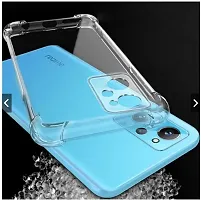 Caseline Back Cover for Realme 9i Transparent Silicon Pack of 1-thumb1