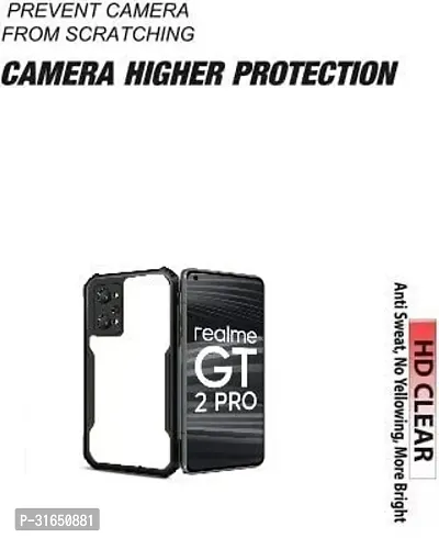 Caseline Back Cover for Realme GT 2 Pro Black Shock Proof Pack of 1-thumb2