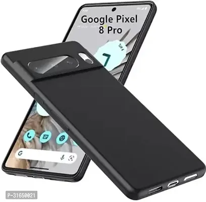 Caseline Back Cover for Google Pixel 8 Pro CND Black Grip Case Silicon Pack of 1