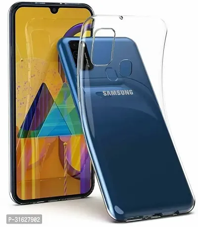 Caseline Back Cover for Samsung Galaxy M21 Transparent Grip Case Pack of 1-thumb0