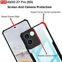 Caseline Back Cover for iQOO Z7 ProVivo T2 Pro 5GIP Black Grip Case Pack of 1-thumb3