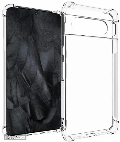 Caseline Back Cover for Google Pixel 8 ProBMTP Transparent Grip Case Pack of 1