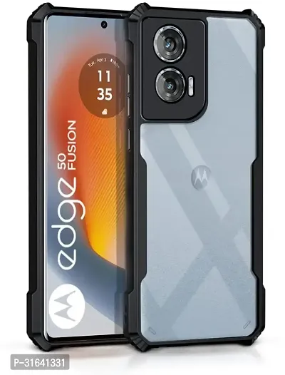 Caseline Back Cover for Motorola Moto Edge 50 Fusion 5G Motorola Moto G85 5G IP Transparent Grip Case Silicon Pack of 1-thumb0