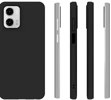 Caseline Back Cover for Moto G73 5G Motorola Moto G73 5G Black Grip Case Silicon Pack of 1-thumb2