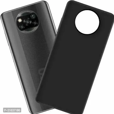 Caseline Back Cover for POCO X3 Black Grip Case Pack of 1-thumb2