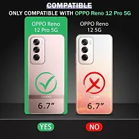 Caseline Back Cover for OPPO Reno 12 Pro 5G MGC Transparent Grip Case Silicon Pack of 1-thumb1