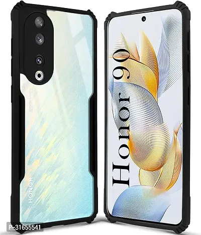 Caseline Back Cover for Honor 90 5GHonor 90IP Black Grip Case Pack of 1-thumb0