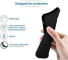 Caseline Back Cover for Vivo V29e 5GCND Black Grip Case Silicon Pack of 1-thumb2