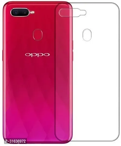 Caseline Back Cover for OPPO F9 Pro Transparent Grip Case Silicon Pack of 1-thumb0