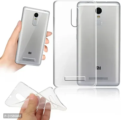 Nutricase Back Cover for Redmi note 5 Transparent Silicon