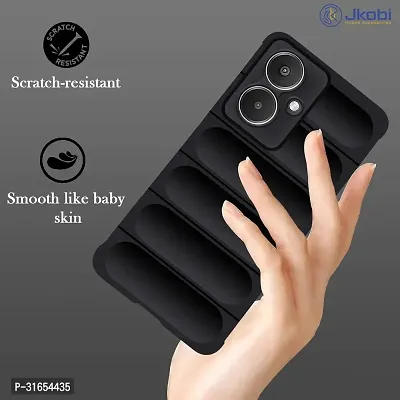 Caseline Back Cover for Redmi 13c 5GPoco M6 5G MGC Black Grip Case Silicon Pack of 1-thumb4