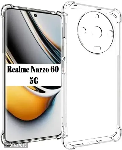 Caseline Back Cover for Realme Narzo 60 5G Realme Narzo 60 BMTP Transparent Grip Case Pack of 1-thumb0