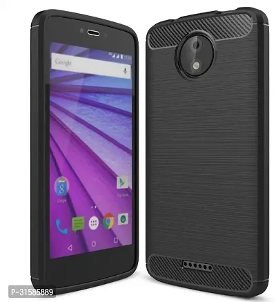 Caseline Back Cover for Motorola C Plus Black-thumb0