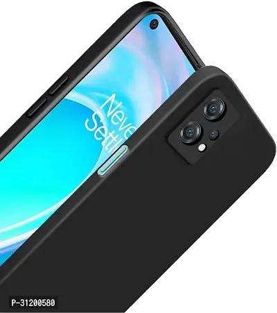 Caseline Back Cover for OnePlus Nord CE 2 Lite OnePlus Nord CE 2 Lite 5G Black Grip Case Silicon Pack of 1-thumb2