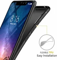 Caseline Back Cover For Mi Redmi Note 6 Pro Black Grip Case Pack Of 1-thumb2