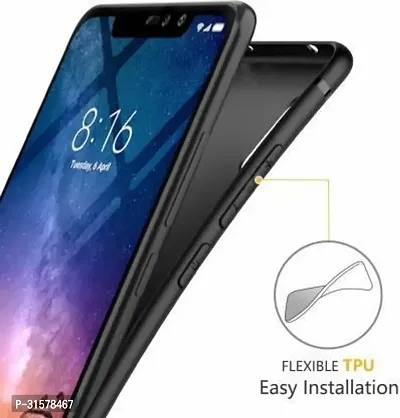 Caseline Back Cover For Mi Redmi Note 6 Pro Black Grip Case Pack Of 1-thumb3