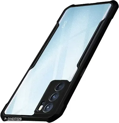 Caseline Back Cover for OPPO Reno6 5G OPPO Reno6 Reno6 Black Pack of 1-thumb0