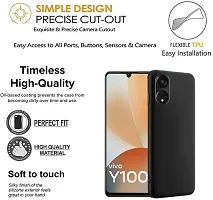 Back Cover for Vivo Y100 5G Vivo T2 5G Vivo Y100 A 5G Black Grip Case Pack of 1-thumb3