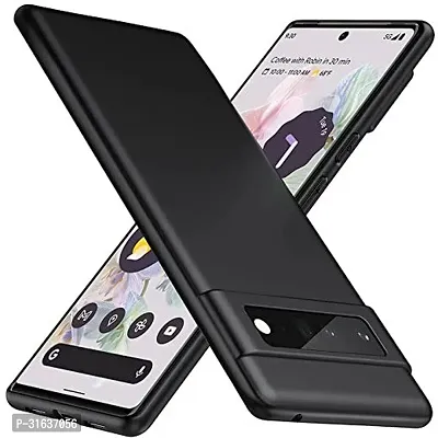 Caseline Back Cover for Google Pixel 6 Pro Black Grip Case Silicon Pack of 1