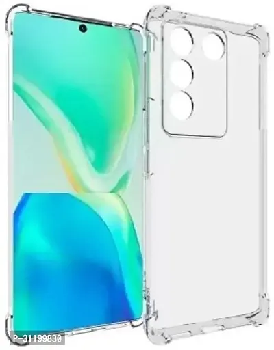 Caseline Back Cover for Vivo V27 5G PRO 5G PRO BMTP Transparent Grip Case Pack of 1