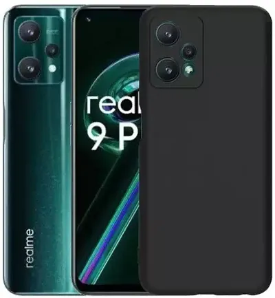 Caseline Back Cover for Realme 9 Pro Realme 9 Pro 5G Black Grip Case Silicon Pack of 1