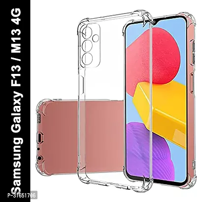 Caseline Back Cover for Samsung Galaxy F13 samsung Galaxy M13 samsung Galaxy M13 4G Transparent Grip Case Pack of 1