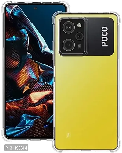 Caseline Back Cover for POCO X5 Pro 5G Transparent Grip Case Pack of 1