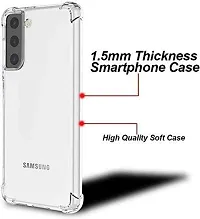 Caseline Back Cover for Samsung Galaxy S21 Plus Transparent Grip Case Pack of 1-thumb1