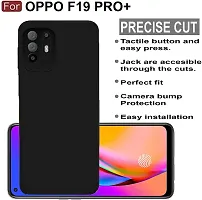 Caseline Back Cover for Oppo F19 PRO Plus Black Grip Case Pack of 1-thumb1