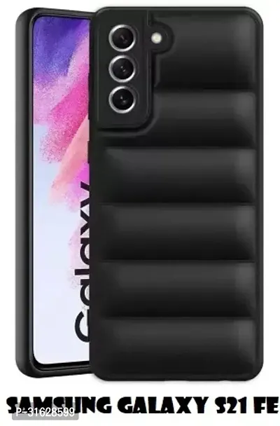 Caseline Back Cover for Samsung Galaxy S21 FE 5G FLPY Black Grip Case Pack of 1-thumb0