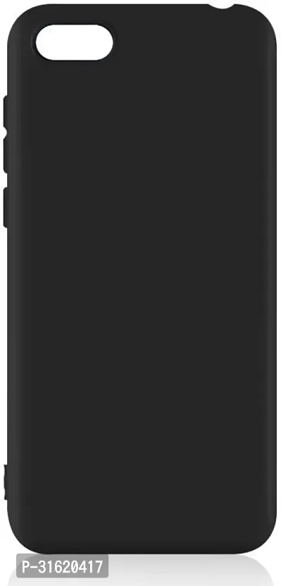 Caseline Back Cover for HONOR 7S 5.45INCH Black Grip Case Silicon Pack of 1