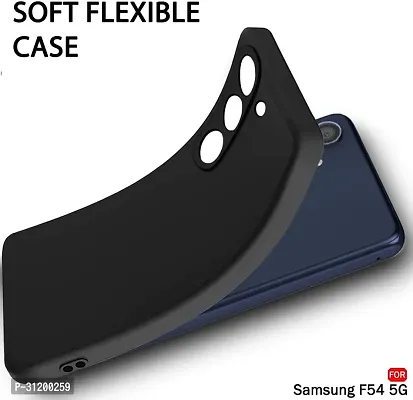 Caseline Back Cover for Samsung Galaxy F54 5G CND Black Shock Proof Silicon Pack of 1-thumb5