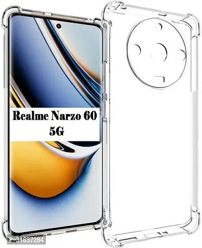 Caseline Back Cover for Realme Narzo 60 5G Realme Narzo 60 BMTP Transparent Grip Case Pack of 1