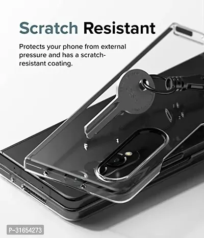 Caseline Back Cover for Samsung Galaxy Z Fold 4 Transparent Grip Case Pack of 1-thumb4