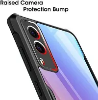 Caseline Back Cover for vivo V21e Black Grip Case Pack of 1-thumb2