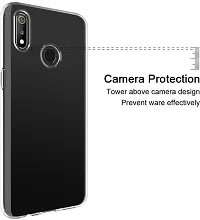 Caseline Back Cover for Realme 3 Realme 3i Transparent Grip Case Silicon Pack of 1-thumb1