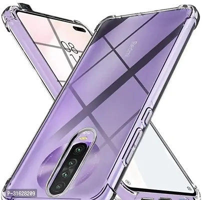 Caseline Back Cover for Redmi K30 Poco X2 Transparent Grip Case Silicon Pack of 1-thumb0