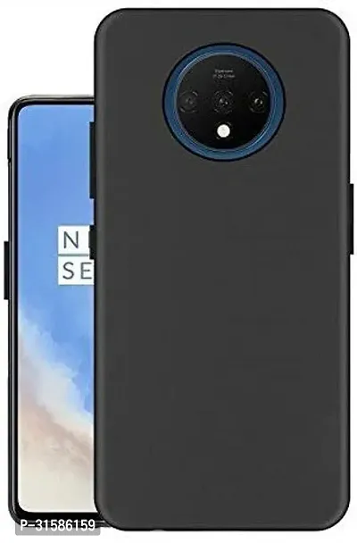 Caseline Back Cover for Oneplus 7T Black Grip Case Silicon Pack of 1