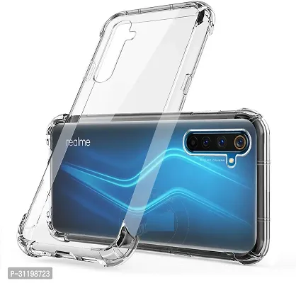 Caseline Back Cover for Realme 6 Pro Transparent Grip Case Pack of 1