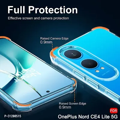 Caseline Back Cover for OnePlus Nord CE4 Lite 5G OnePlus Nord CE 4 Lite 5G BMTP Black Grip Case Silicon Pack of 1-thumb3