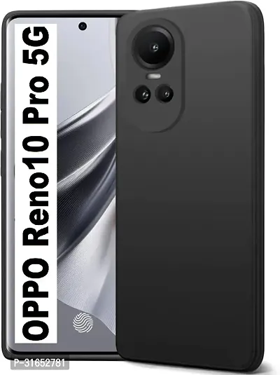 Caseline Back Cover for OPPO Reno 10 5GOPPO Reno 10 OPPO Reno 10 Pro 5G OPPO Reno 10 ProCND Black Grip Case Silicon Pack of 1