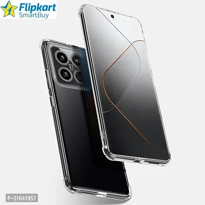 Flipkart SmartBuy Back Cover for Xiaomi 14 Transparent Pack of 1